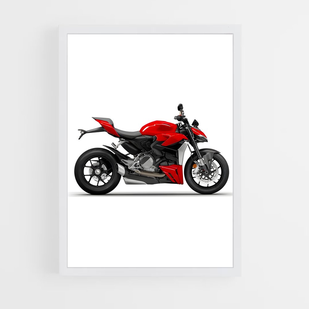 Poster Streetfighter v intrépide – affiche Ducati (vue 3)